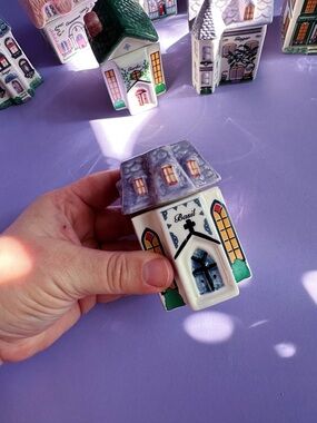 Vintage Avon Spice Village Houses Victorian - Basil